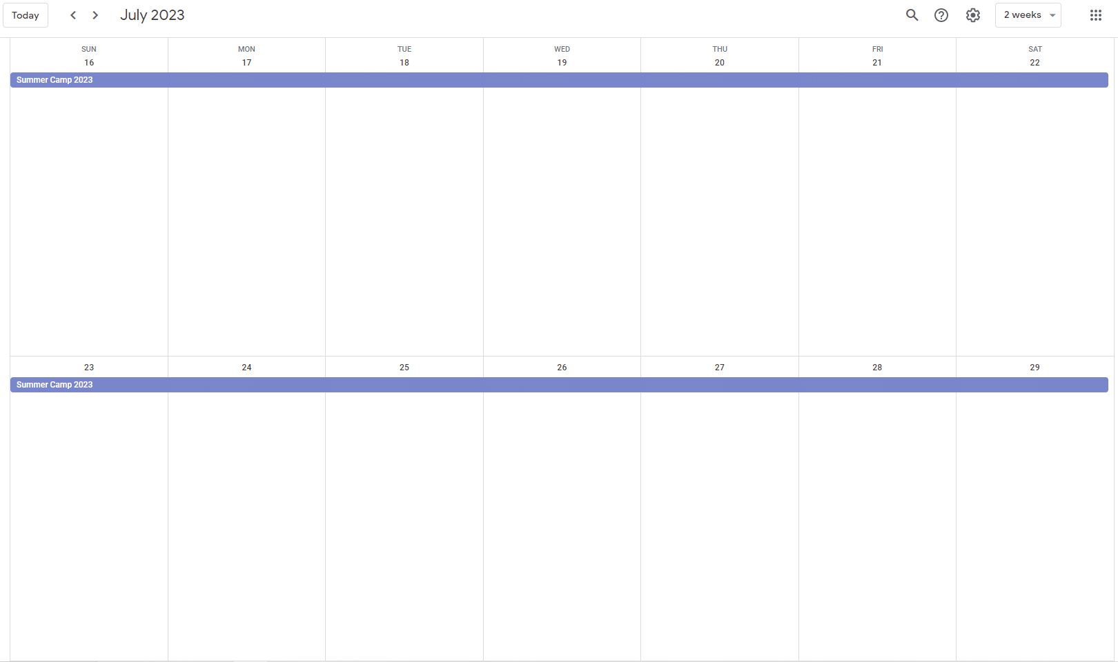 Final Dates